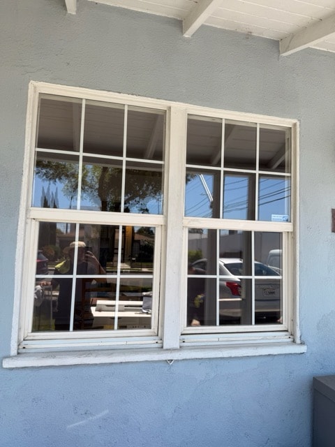 Exterior cleaning service completed